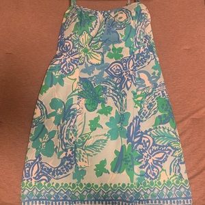 Lilly Pulitzer Blue Green Mini Dress